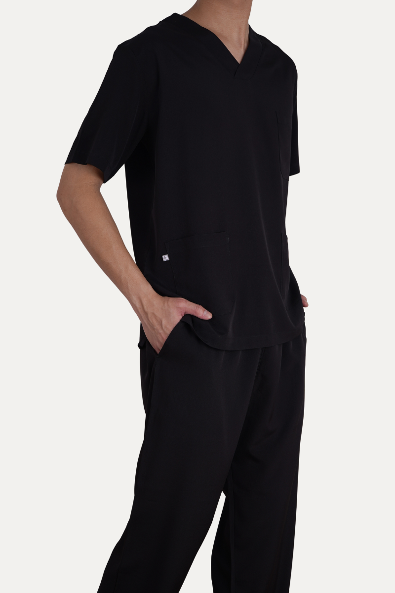 Men's Italian Silk Scrub Sets - BK